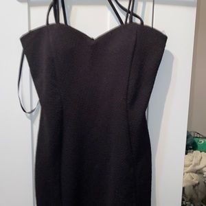 Fitted black dress